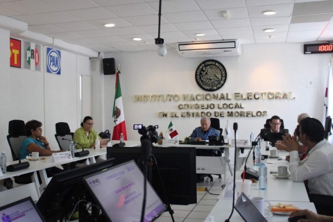  Este viernes, el Consejo local del INE sesionó en vísperas de la elección del domingo.