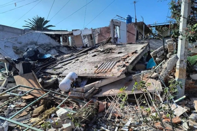 Edomex: explosi&oacute;n de gas en vivienda de Coacalco deja 12 heridos