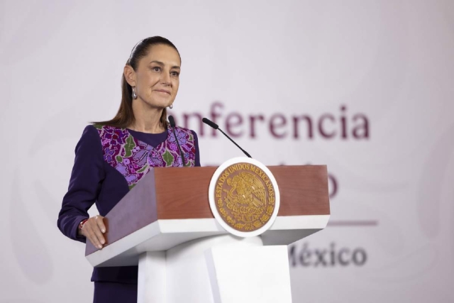Se trabaja en beneficio de la econom&iacute;a de las familias mexicanas, dijo la presidenta en &ldquo;La Ma&ntilde;anera&rdquo; de ayer.