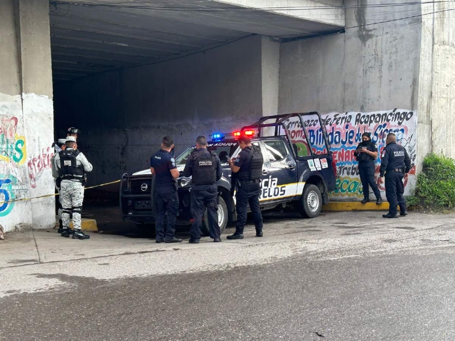   Los cuerpos fueron abandonados debajo del puente.
