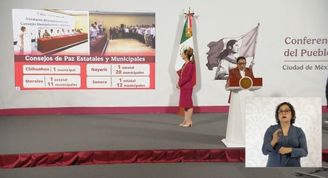 Consolida Gobierno de Morelos acciones de paz en coordinación con el Ejecutivo federal