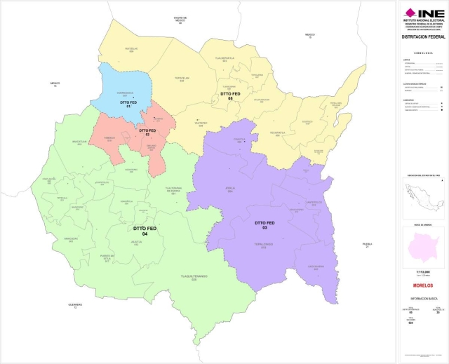 Tanto a nivel federal como a nivel local, quedaron firmes los nuevos distritos para las próximas elecciones.