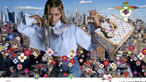 Zendaya lidera la nueva colaboración de Louis Vuitton y Takashi Murakami
