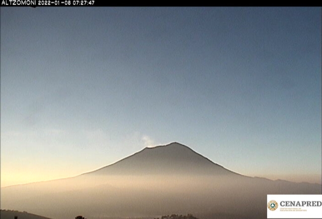 Identifican sistemas de monitoreo 47 exhalaciones del volcán Popocatépetl