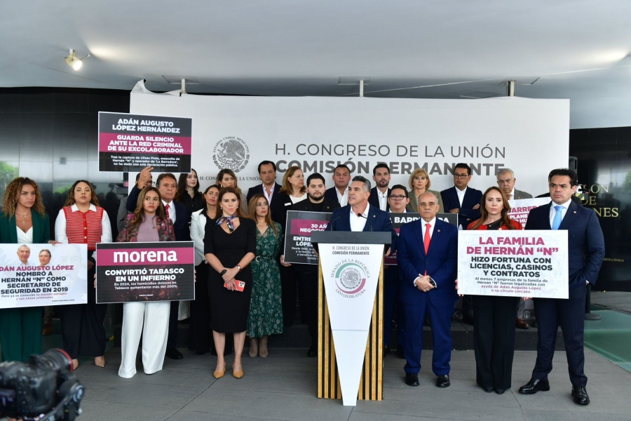 PRI denuncia ante la FGR a AMLO y funcionarios morenistas por nexos criminales