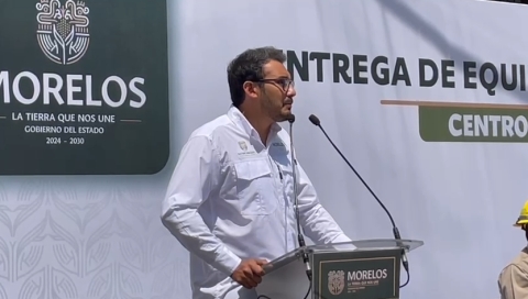 Entrega gobierno estatal equipamiento para combatientes forestales