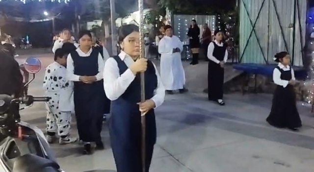 Realizan procesión en parroquia de San Esteban en Tetelpa, en el marco de las fiestas patronales 2025