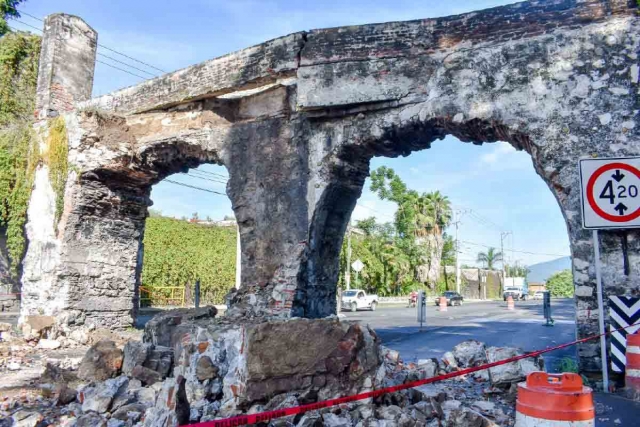 Se pretende restaurar el arco lo más pronto posible.