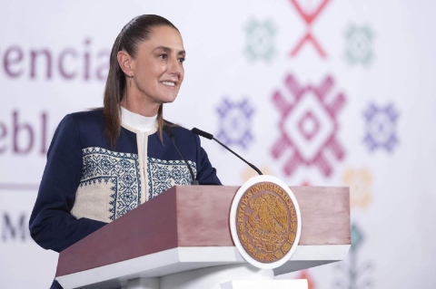 La mandataria destac&oacute; los &iacute;ndices de recaudaci&oacute;n en 2025 sin aumentar impuestos y combatiendo la evasi&oacute;n fiscal.