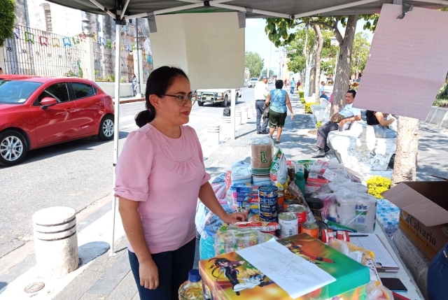 Ciudadanos de Cuautla se solidarizan con damnificados de Guerrero