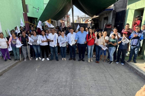 Inicia rehabilitación de la calle “Emiliano Zapata” de Yecapixtla