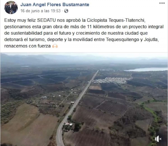 Desde el año pasado, el alcalde había anunciado la inversión de recursos en espacios públicos de Jojutla de parte de la Sedatu.