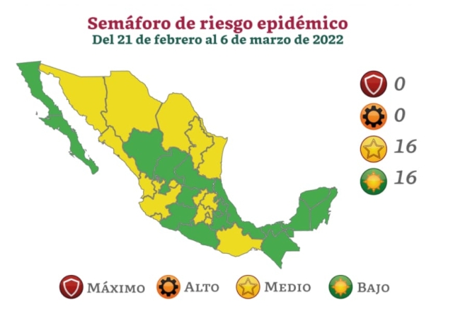 Morelos en semáforo amarillo, hasta el 6 de marzo