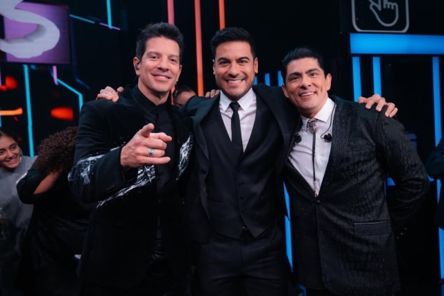 Yahir, Víctor García y Carlos Rivera se reencuentran en la final de &#039;Juego de Voces&#039; a más de 20 años de su paso por La Academia