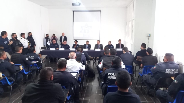 Capacitación de la policía de Polonia a 40 elementos policiacos de Cuernavaca