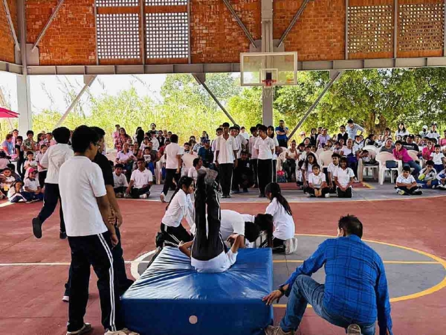 La segunda “Feria de Prevención del Delito Jojutla 2024” contó con la participación de 15 distintas dependencias encargadas de la seguridad, que hicieron una demostración de sus actividades.
