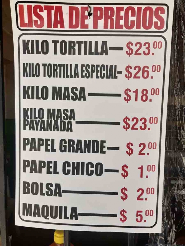 A partir de esta semana, el precio del kilogramo de tortilla se incrementó en algunos municipios de la zona sur, pero el dirigente aseguró que irá ajustándose paulatinamente en todos los negocios.