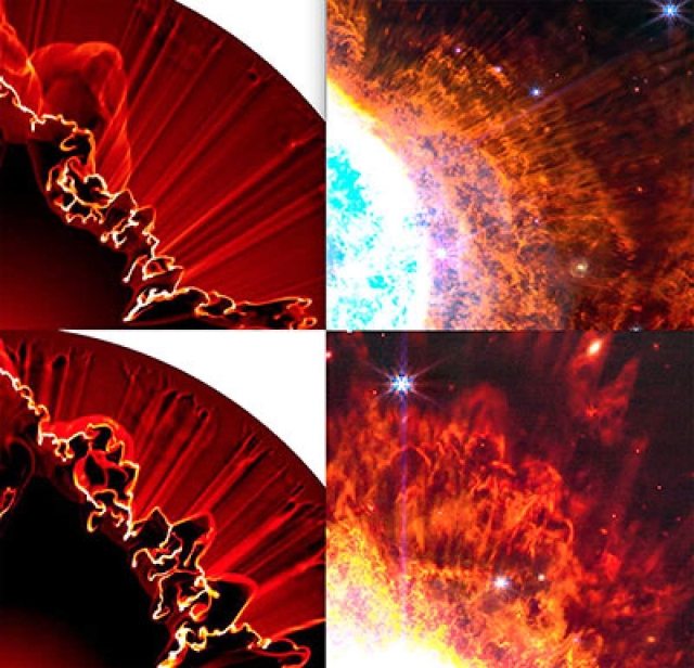 Analizan primeras imágenes de nebulosa planetaria con el Telescopio Espacial James Webb