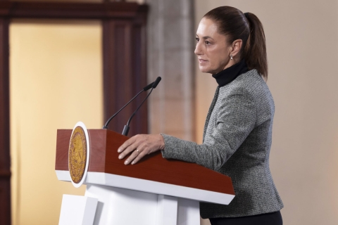 Sheinbaum responde a cr&iacute;ticas por accidente del Tren Interoce&aacute;nico