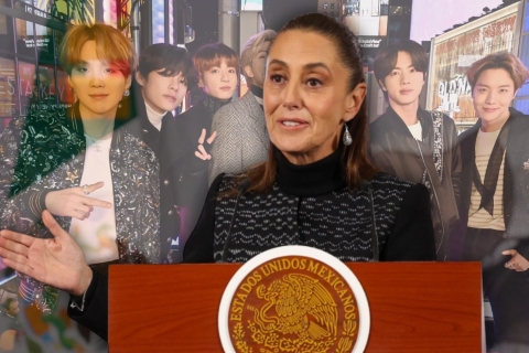 Sheinbaum env&iacute;a solicitud diplom&aacute;tica a Corea del Sur para m&aacute;s conciertos de BTS