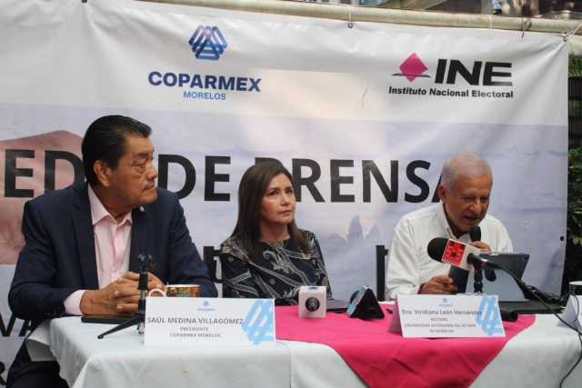 Los representantes de las tres instituciones anunciaron la suma de esfuerzos para invitar a la ciudadanía a ejercer su derecho al voto el próximo domingo. 