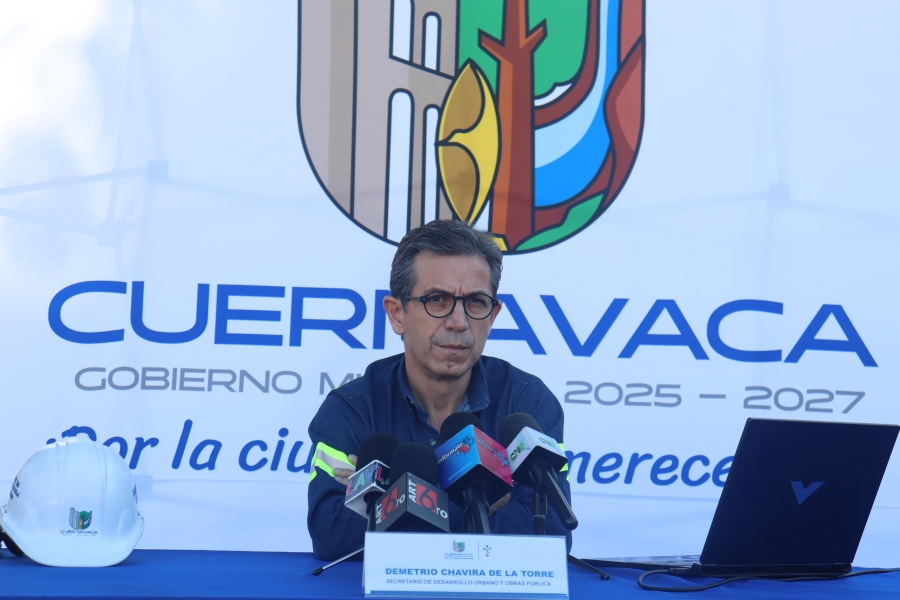 Por concluirse, las 80 obras proyectadas para este año en Cuernavaca: SDUyOP