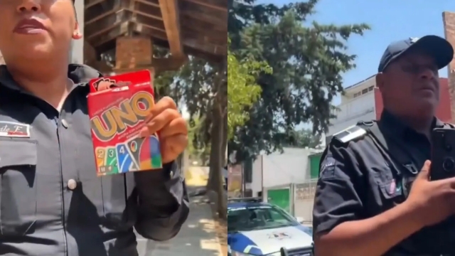 Policías del Edomex intimidan a jóvenes por jugar &#039;UNO&#039; en la vía pública