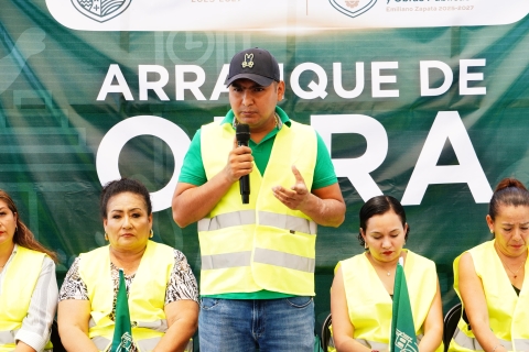 Arranca construcción de techumbre en la delegación Benito Juárez de Emiliano Zapata