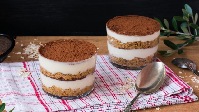 Despierta con energía: Tiramisú de avena, dulce y saludable desayuno