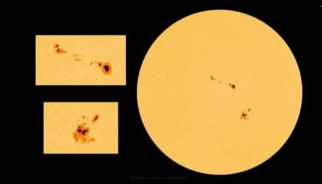 Localizan manchas solares que tienen el doble del tamaño de la Tierra