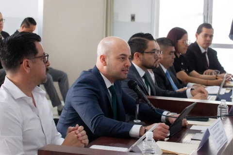 El secretario de Gobierno acudi&oacute; al Congreso dentro de la glosa del Primer Informe de Gobierno. 