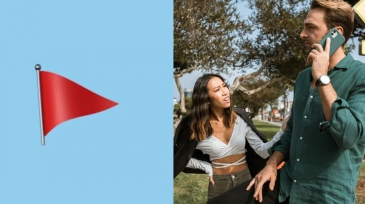 Qué significa ‘red flag’, la bandera roja de redes sociales y lo que dicen de tu relación