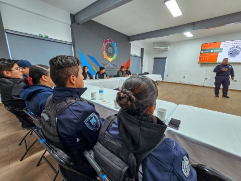 El curso-taller estuvo dirigido a polic&iacute;as y personal de otras &aacute;reas de Seguridad P&uacute;blica municipal.