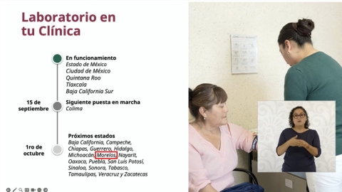 Celebra gobernadora Margarita González Saravia anuncios federales en materia de salud para beneficio de Morelos