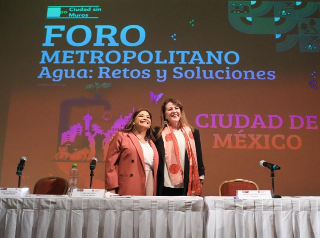 Participa Margarita González Saravia en Foro Metropolitano del Agua en CDMX