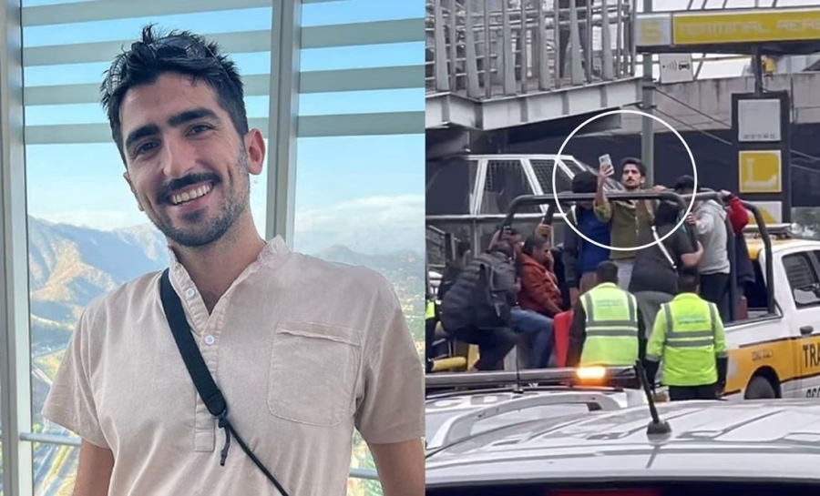 Captan a influencer 'Jezzini' en una patrulla y su imagen se viraliza en redes