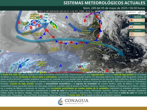 Días calurosos y lluvias aisladas para esta semana en Morelos