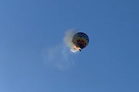 Caída de globo aerostático en Brasil deja ocho muertos