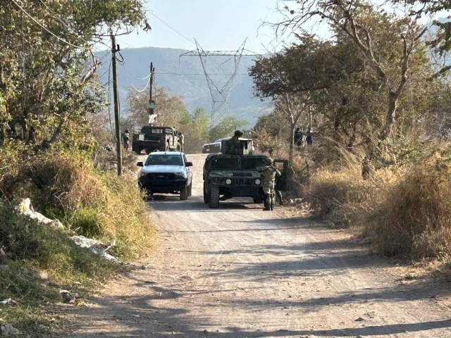 El cadáver estaba en un camino de terracería.