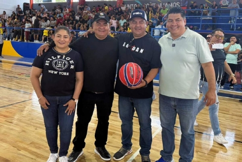 Inauguran en Yecapixtla cancha de basquetbol profesional