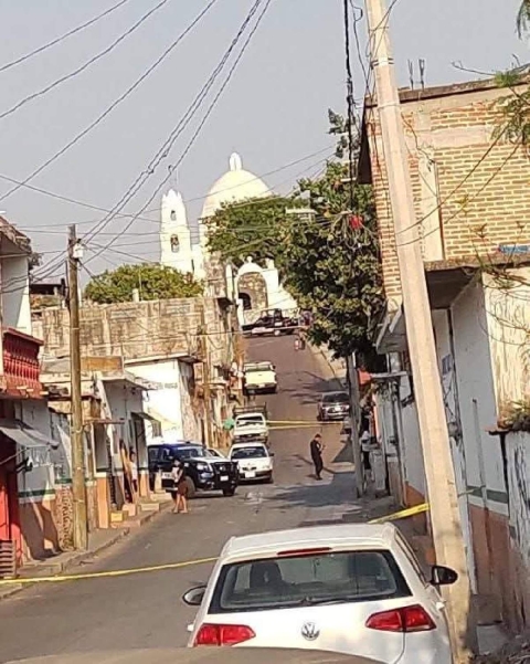 El ataque ocurrió cerca de la iglesia.