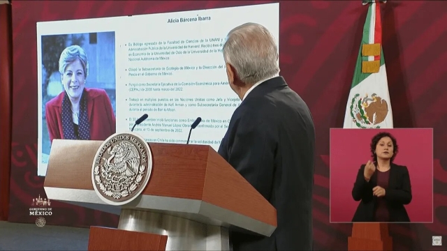 AMLO designa a Alicia Bárcena como la nueva secretaria de Relaciones Exteriores