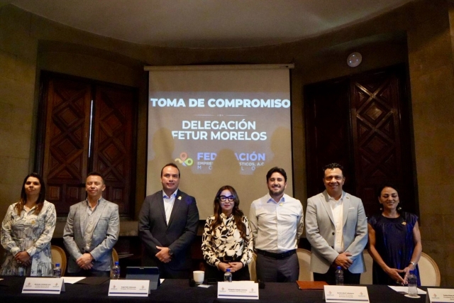 Rinde protesta delegado de Fetur en Morelos y fortalece alianza con el sector tur&iacute;stico