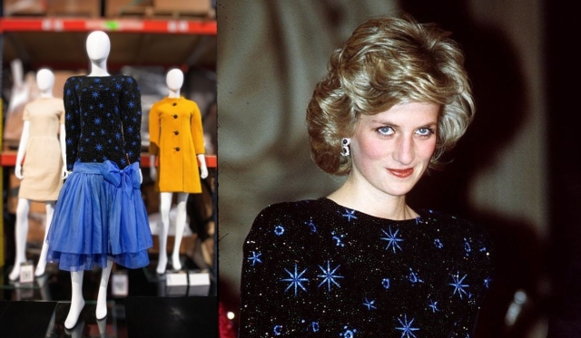 Subastan icónico vestido de Lady Di en más de cuatro millón de pesos