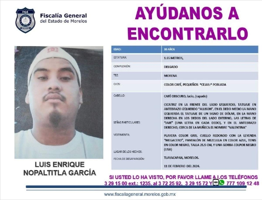 Un hombre desapareció hace diez días