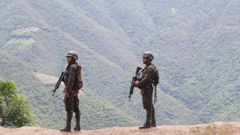 Ej&eacute;rcito de Guatemala refuerza seguridad en la frontera tras muerte de 'El Mencho'