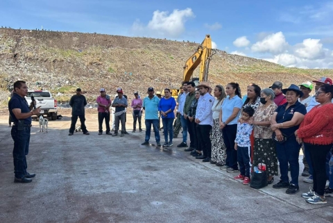 Inauguran nueva celda para residuos en Yautepec