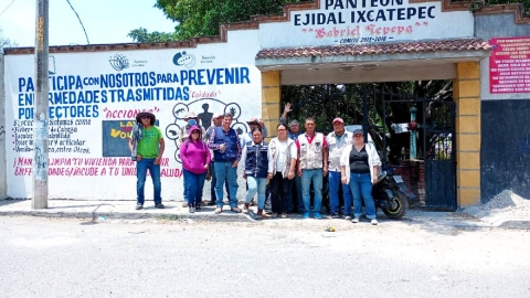 La brigada mantendrá las acciones en los cementerios del municipio.