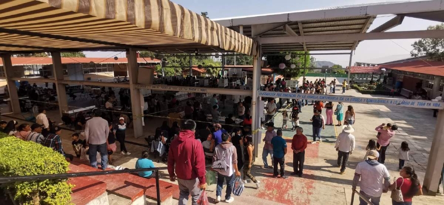 La jornada de este domingo transcurrió en calma en Tetela del Volcán.