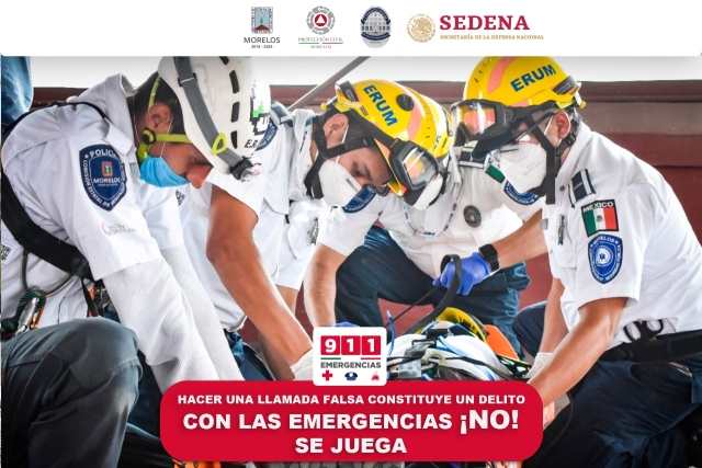 Impulsa Gobierno de Morelos campaña &#039;Con las emergencias no se juega&#039;